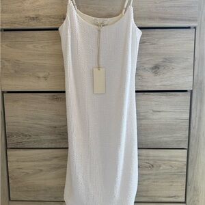 Z Supply White Spaghetti Strap Dress